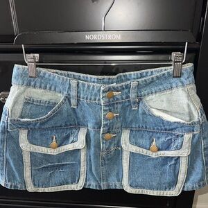 Mini Denim Skirt
